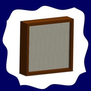 08-MDF Çerçeveli HEPA Filtre Wooden Frame HEPA Filters